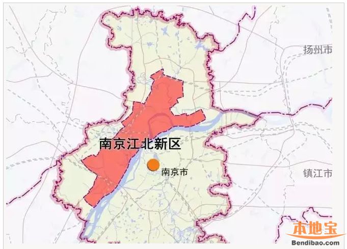 南京江北新区总体规划图