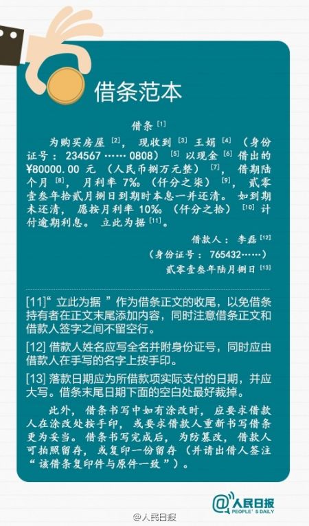 写借条的正确格式图片_借条怎么写