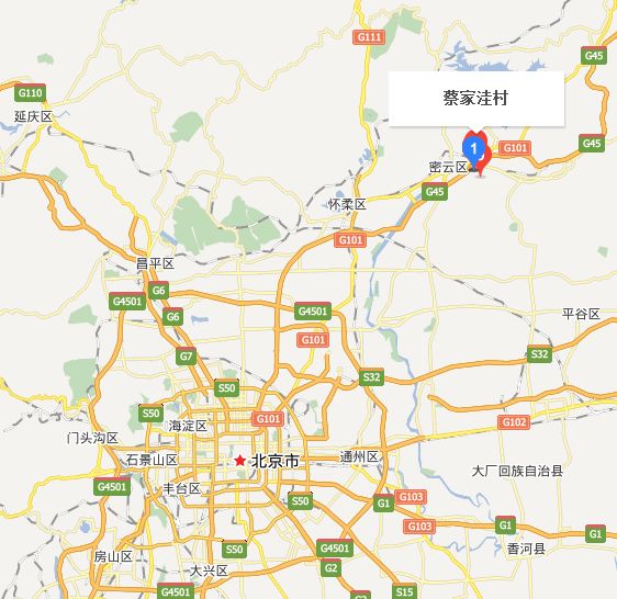 北京市密云县蔡家洼村在哪?地址,交通及特色简介(图)