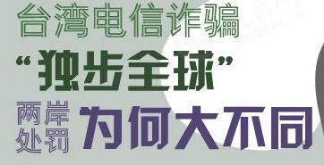 台湾电信诈骗集团基地分布图及诈骗手段处罚判刑不同