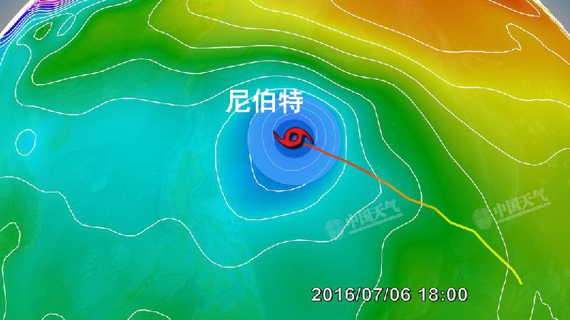 资讯快递 北京天气预报 > 2016台风尼伯特流场预报图(组图)     点击