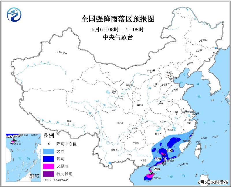 南海及华南等地将有较大风雨天气 华北黄淮等地有高温天气