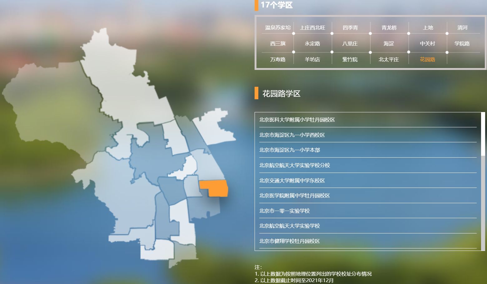北京海淀花园路学区划片学校有哪些?附汇总表