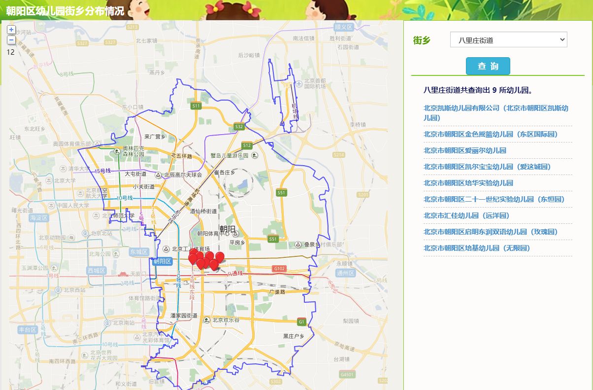 2022北京朝阳区八里庄街道幼儿园名单(普惠 非普惠)