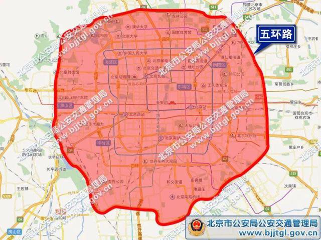 北京尾号限行规定2019年10月7日—2020年1月5日