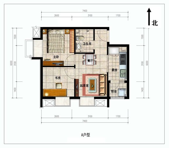 海淀燕保辛店家园公租房户型图一览