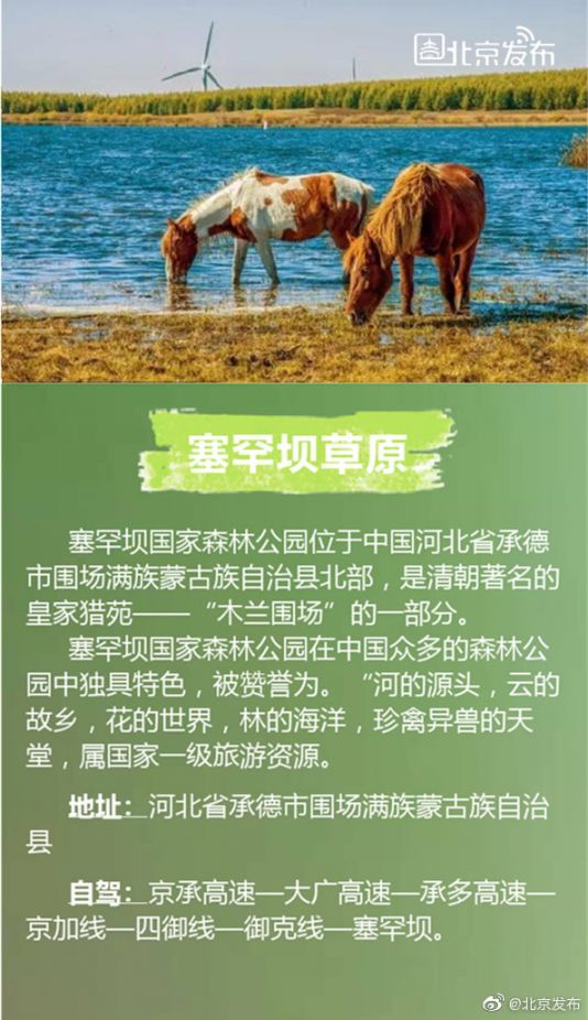 暑假北京周边自驾游9大最美草原推荐