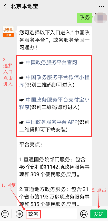 中国政务服务平台官网入口