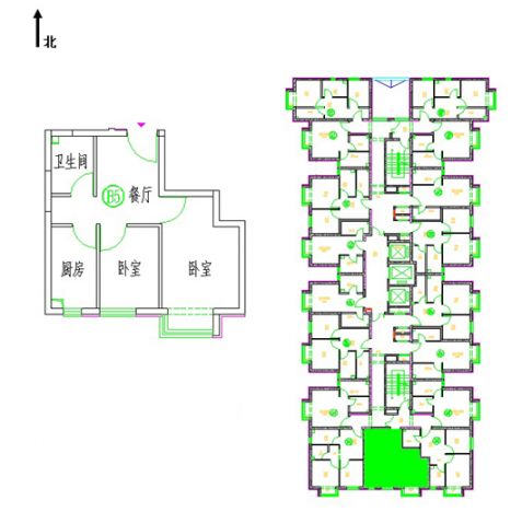 昌平区溪城家园公租房项目户型图