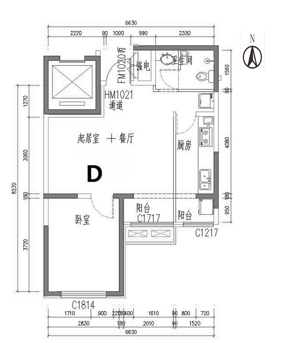 2020年北京海淀燕凯盛家公租房户型图一览