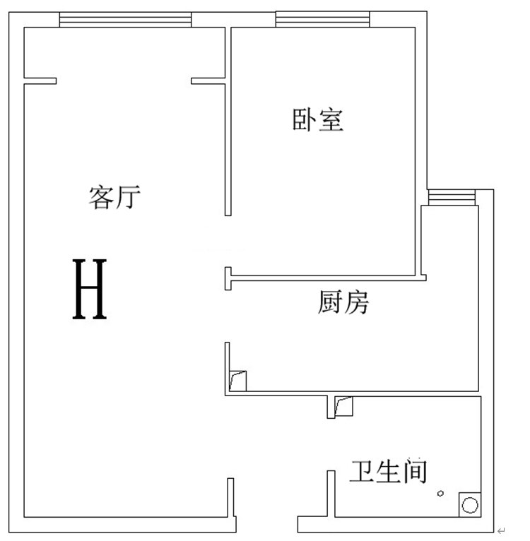 2020年北京海淀馨瑞嘉园公租房户型图(租金 面积)