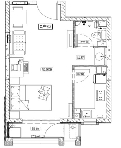 朝阳区燕保汇鸿家园公租房户型图2020房源