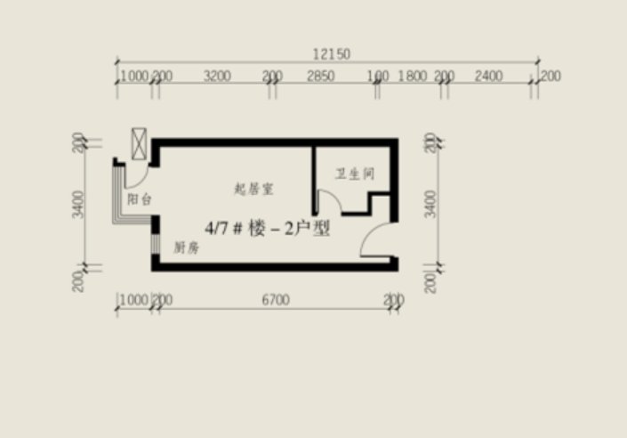 朝阳区泓鑫家园公租房项目户型图