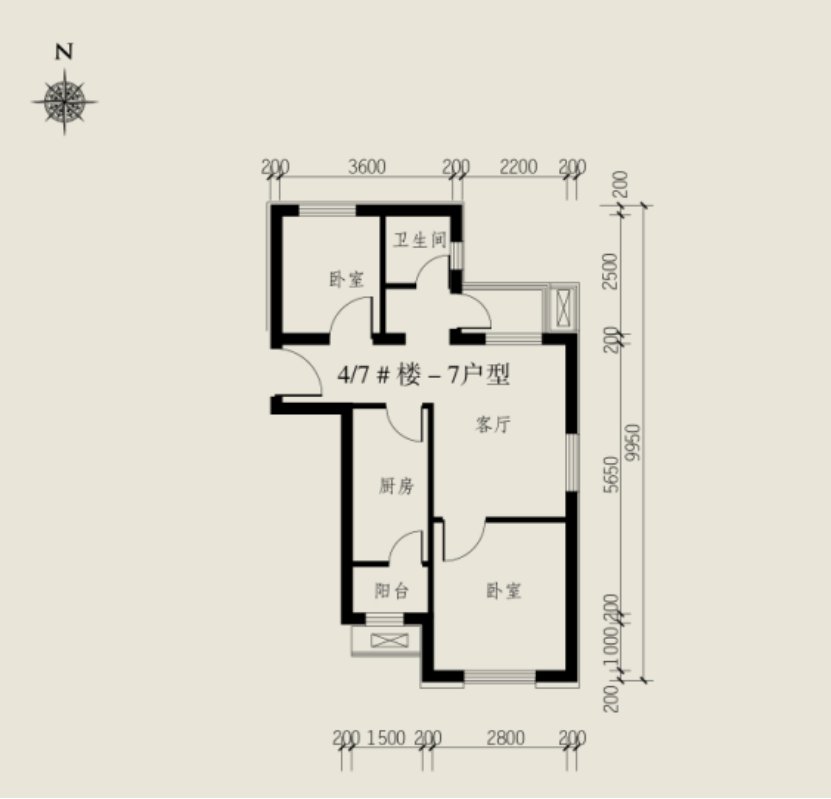 朝阳区泓鑫家园公租房项目户型图