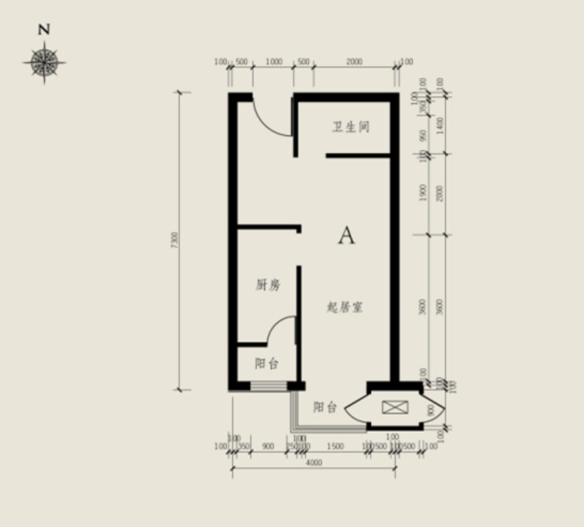 朝阳区泓鑫家园公租房项目户型图