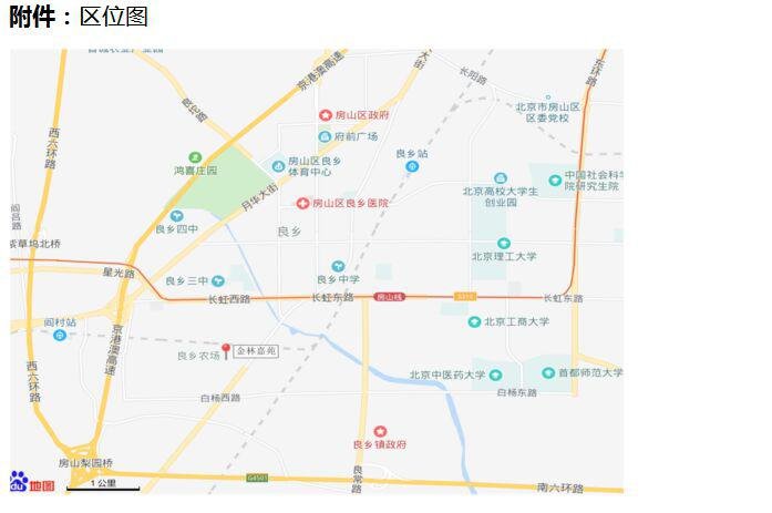 2020年北京房山区金林嘉苑共有房第二次申购项目信息公示