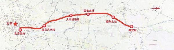 京雄城际铁路站点有哪些?附线路示意图