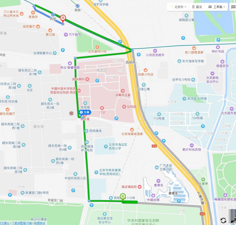 会场周边路线图