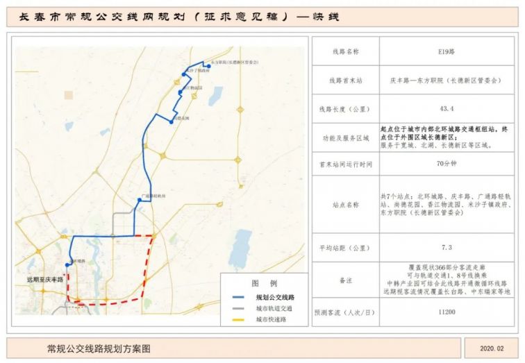 路线图及站点设置  站点名称:共7个站点:北环城路,庆丰路,广通路轻轨