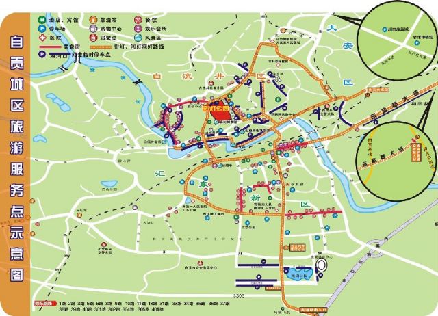 自贡攻略服务点高清城区gta5单机赚钱地图图片
