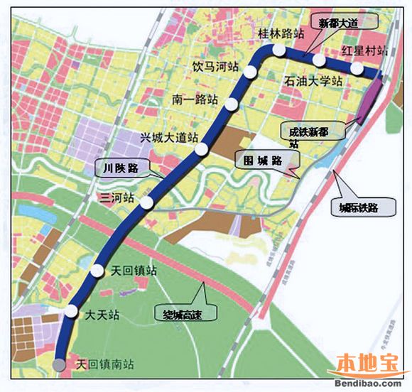成都地铁新都段建设规划