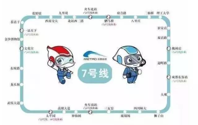 成都地铁7号线提前40天实现全线电通 系成都首条环线