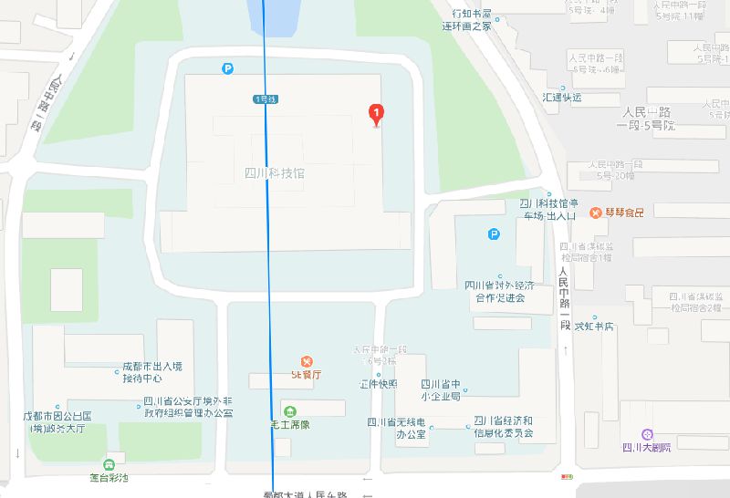 四川科技馆哪里可停车？