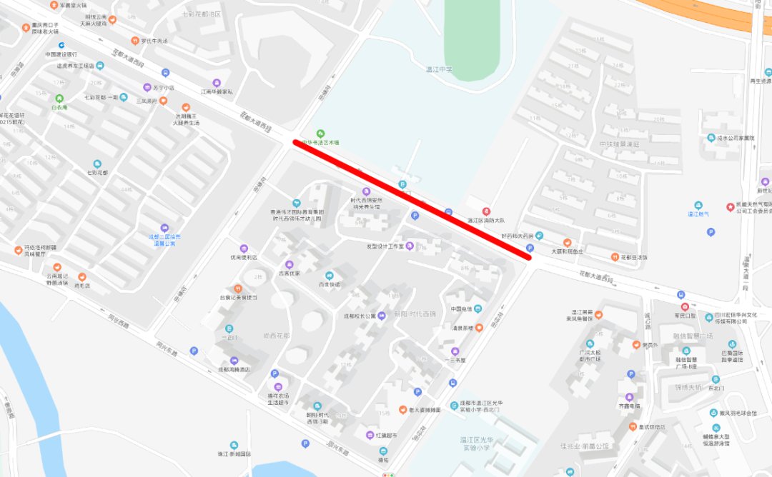 2020年成都市温江区中考交通管制