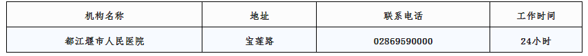 成都都江堰市核酸检测医疗机构名单(地址 电话 费用)