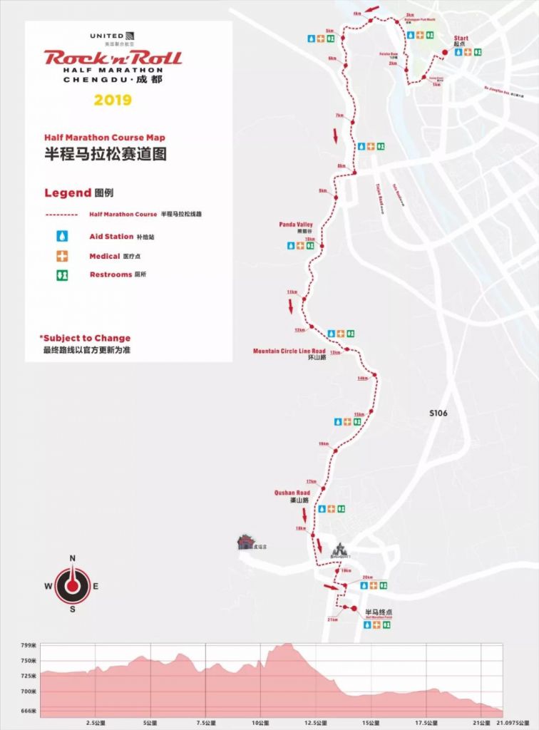 2019成都摇滚马拉松(时间 线路 罚金 亮面)