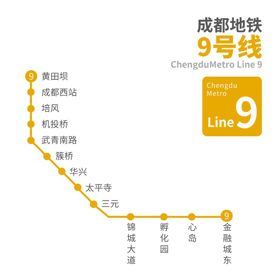 成都地铁9号线最新消息（线路图 站点）