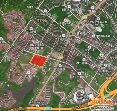 重庆北碚将建万达广场 预计于2017年6月开业