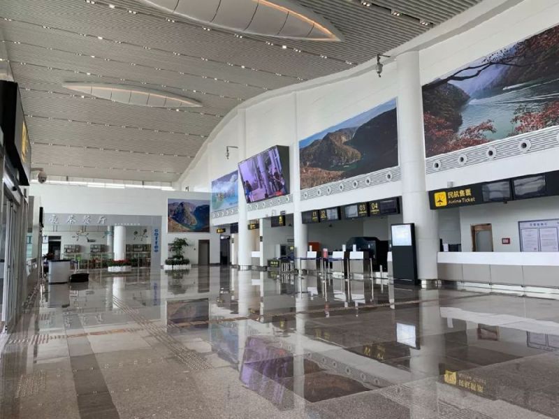 重庆巫山机场现场实拍图