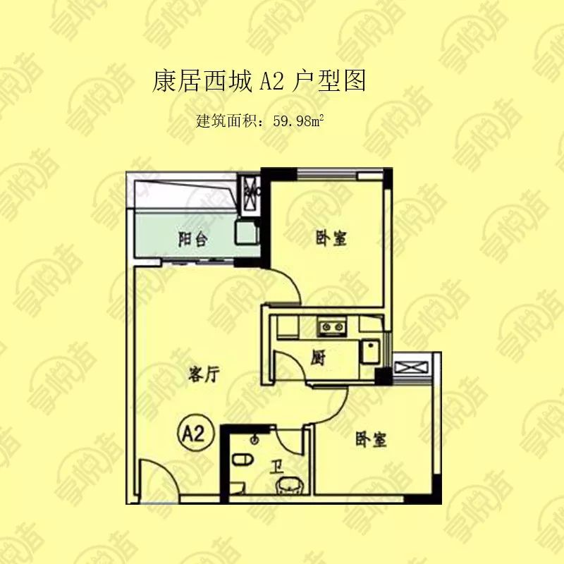 重庆康居西城公租房户型图(面积 楼型)