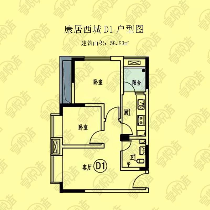 重庆康居西城公租房户型图面积楼型