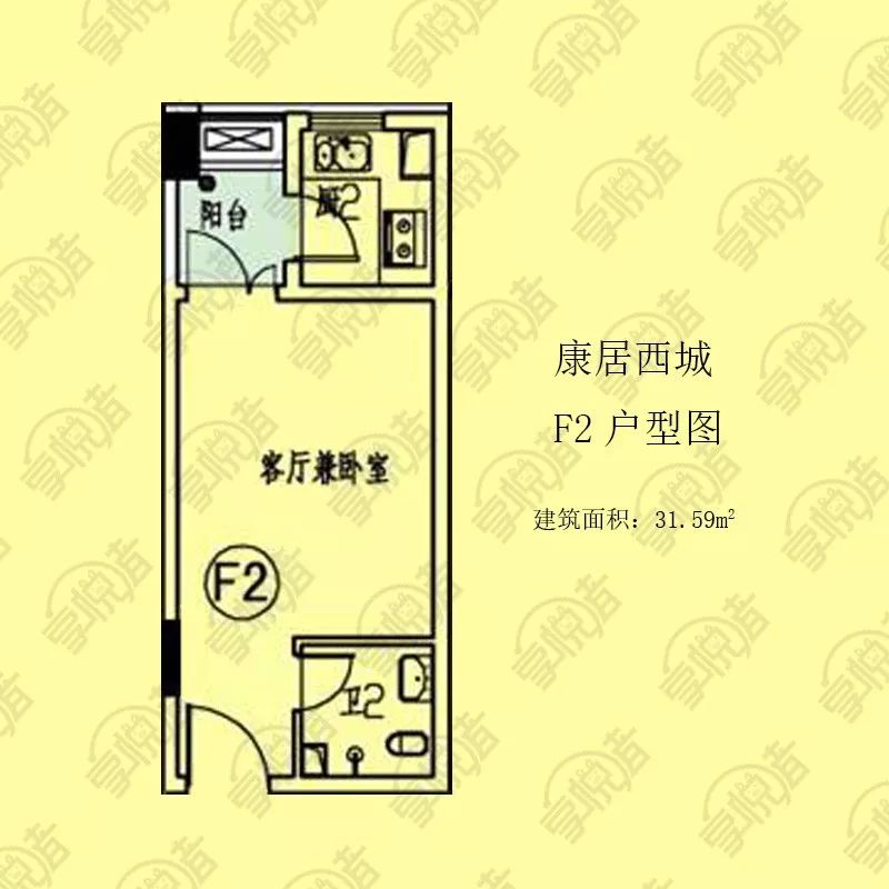 重庆康居西城公租房户型图(面积 楼型)