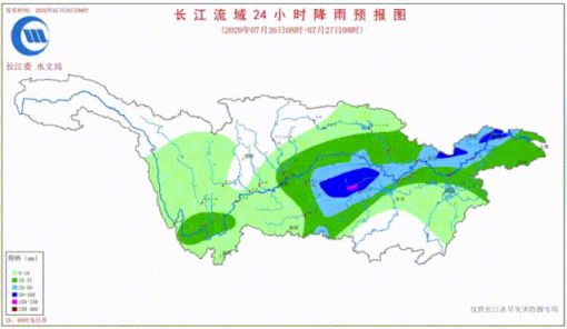 长江2020年第3号洪水在长江上游形成