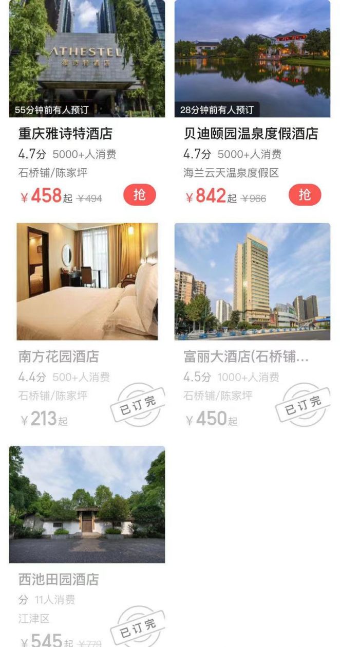 2021重庆五一文旅消费券可使用商家名单一览