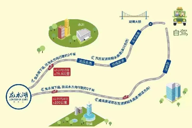 2020重庆大足龙水湖跨年烟花地点附交通指南