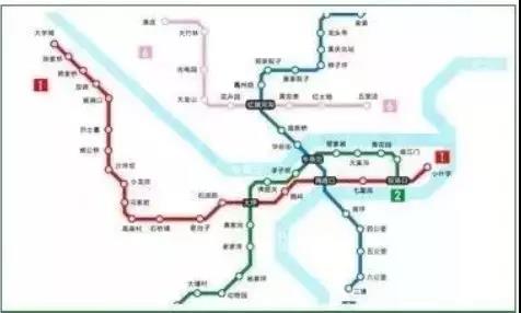 一, 重庆轻轨7号线规划路线图
