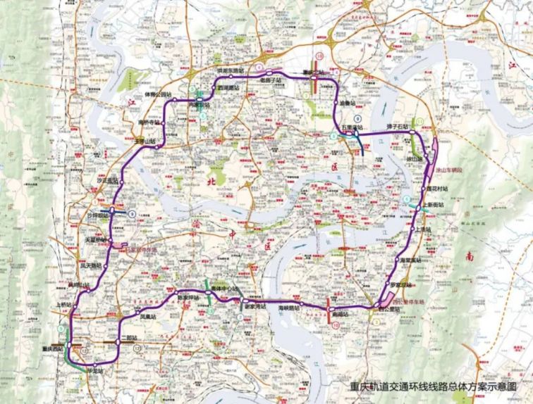 > 重庆轨道24号线一期开工时间 开通时间  至2035年,重庆市主城区将