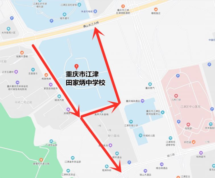 2021高考期间重庆江津区考点设置、交通限行