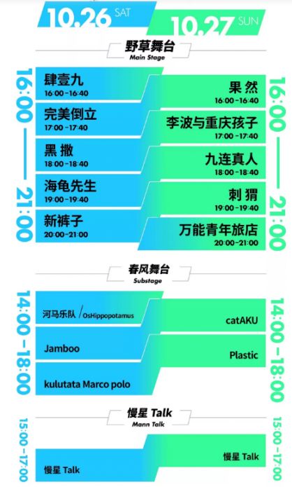 2019重庆野草音乐节什么时候开始 什么时候结束