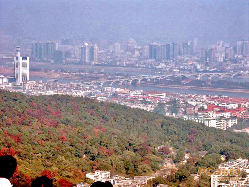 长沙岳麓山枫叶美景