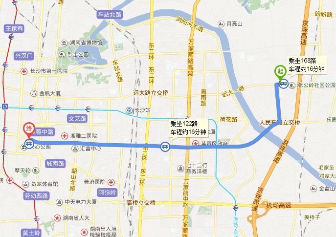 长沙交通 长沙热门地图 长沙旅游地图 > 长沙世界之窗到五一广场怎么