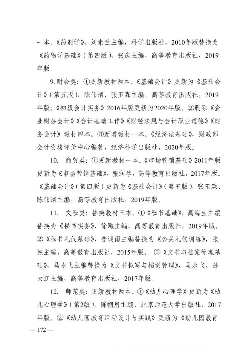 2022湖南普通高等学校对口招生考试基本要求及考试大纲修订说明