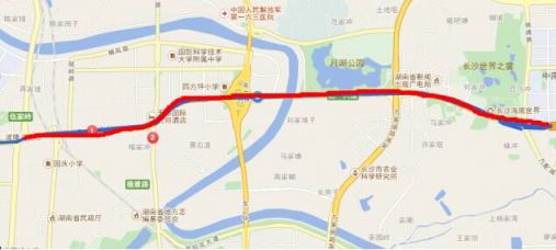 长沙湘府路地图走向详情