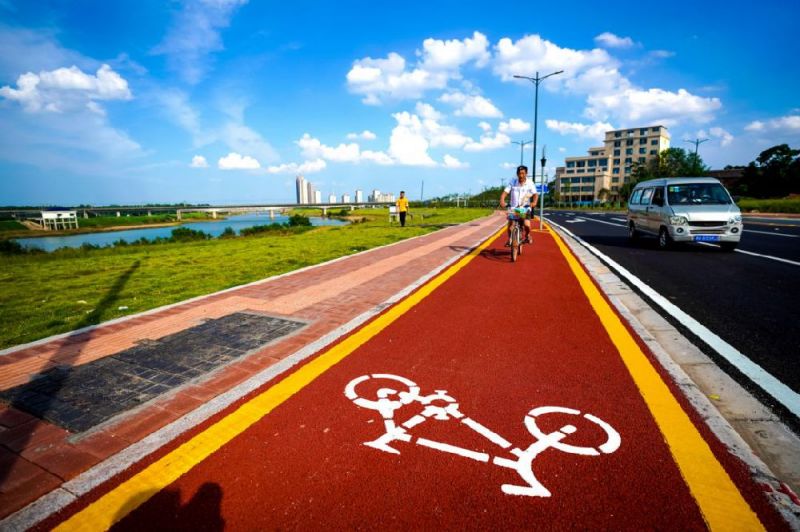 长沙县捞刀河南路通车 万家丽北路可直达松雅湖