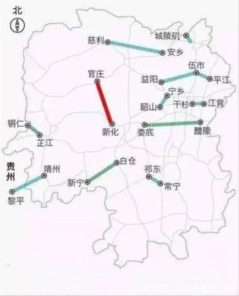 2019年湖南正在建设的高速公路
