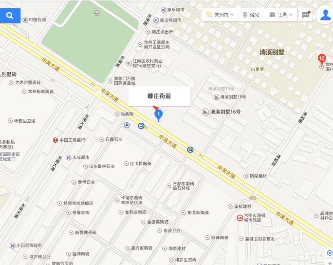 江苏常州天宁区雕庄街道地图